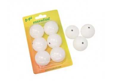 Caja 6 pelotas pvc essential tenis de mesa