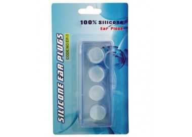 Juego 4 unidades tapones oído silicona