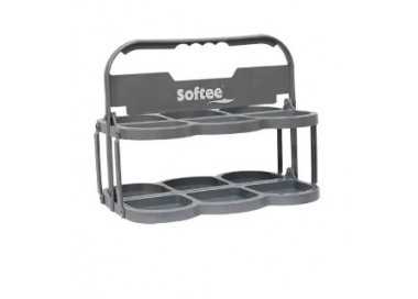 Portabotellas plegable deluxe para 6 botellas