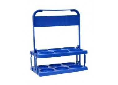 Portabotellas pvc basic 6uds