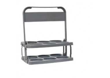 Portabotellas pvc basic 6uds