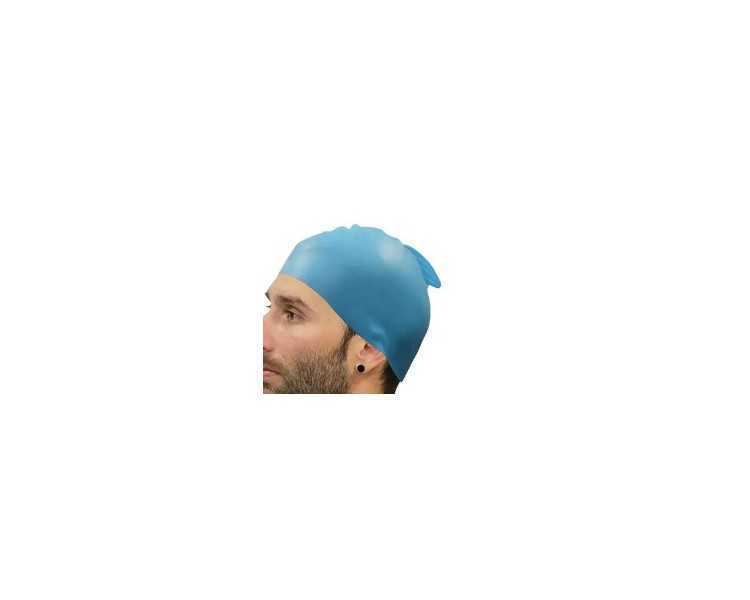 Gorro natación silicona con aleta softee