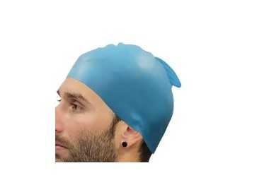 Gorro natación silicona con aleta softee