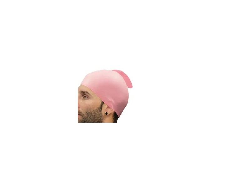Gorro natación silicona con aleta softee