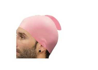 Gorro natación silicona con aleta softee