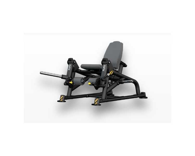 Extensión de piernas (carga de discos) bh