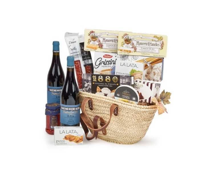 Cesta Navidad lote 208