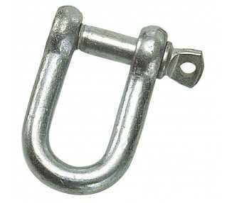 Grillete Recto Galvanizado 22 mm. 7/8" Uso Domestico