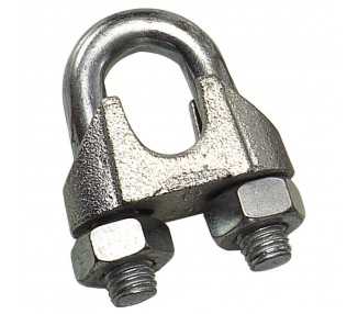 Sujetacables Galvanizado 10 mm. 3/8" Uso Domestico