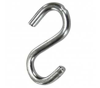 Gancho "S" Hierro Zincado  25 mm.  "Uso Doméstico"