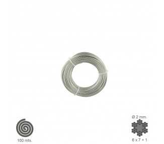 Cable Galvanizado   2 mm. (Rollo 100 Metros) No Elevacion