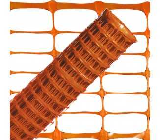 Tela Balizamiento Naranja 1,0 metro. Rollo 50 metros