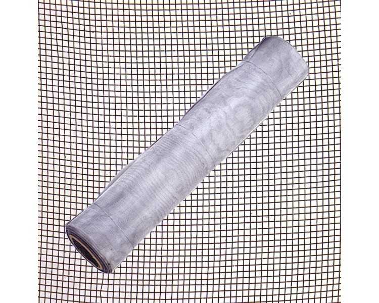 Tela Mosquitera Galvanizada 16x16/ 120 cm.  Rollo 25 Metros