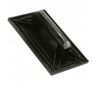 Talocha Plástico   34x22 Cm Mango Redondo Negra Nº 2