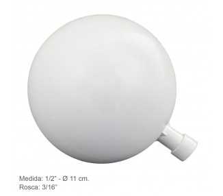 Boya Plastico 1/2" x11 Ø cm. Rosca 3/16"