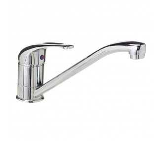 Monomando Fregadero Con Caño Horizontal Con Cartucho Ceramico Ø 40 mm.