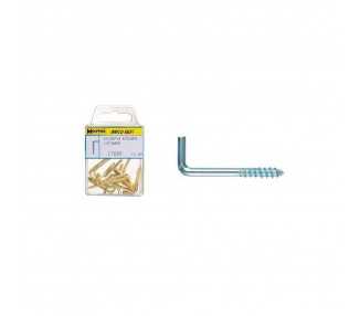 Alcayatas Rosca Zincada 19x60  mm. Brico Self 10 unidades