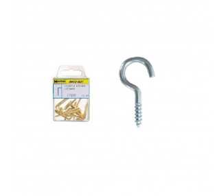 Hembrilla Abierta Zincada 19x60 mm. 10 unidades