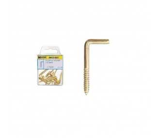 Alcayatas Rosca Latonada 19x60 mm. Brico Self 7 unidades