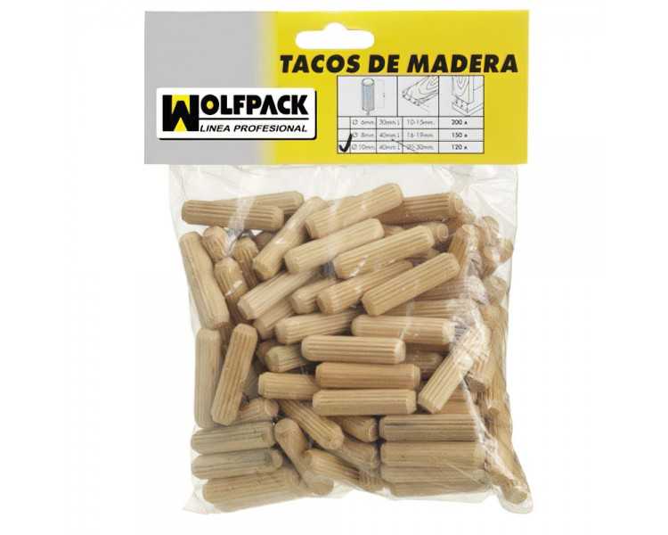 Espigas Madera 6x30 mm. (Bolsa de 50 Piezas)