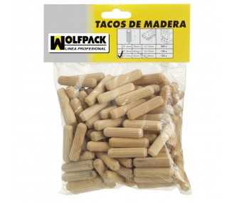 Espigas Madera 8x40 mm. (Bolsa de 50 Piezas)