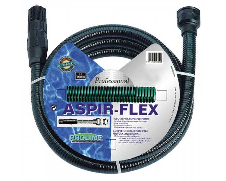 Manguera Aspirar Aspir Flex Rollo 4 Metros Con Conectores