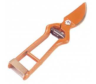 Tijeras Vendimiar Forjada Curva  1 Mano 18 cm.