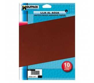 Lija Agua Grano 150 (Pack 10 Pliegos)