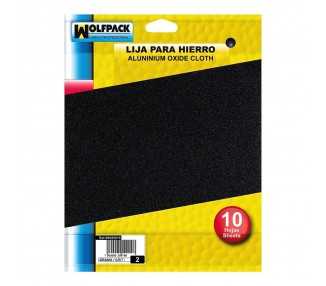 Lija Hierro 0 Fino (Pack 10 Pliegos)