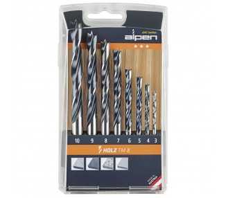 Estuche Brocas Alpen Madera   8 Piezas