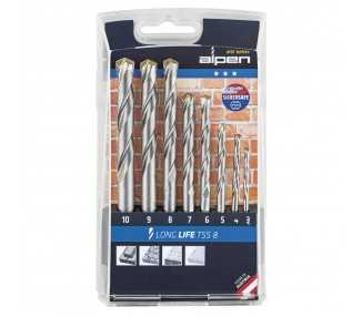 Estuche Brocas Alpen Widia Long Life 8 Piezas
