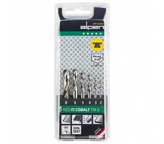 Estuche Brocas Alpen Cobalto Nirosta  6 Piezas