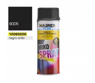 Spray Pintura Negro Brillo Profundo 400 ml.