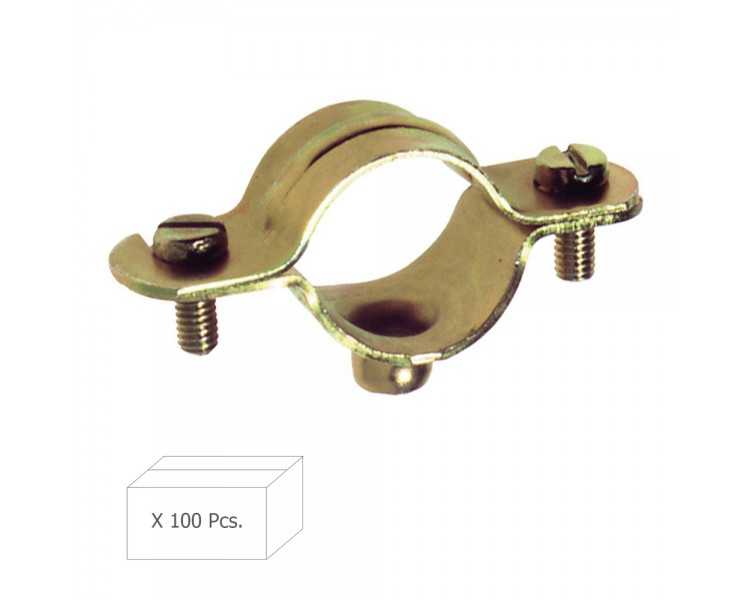 Abrazadera Metalica M-6   10 mm. (Caja 100 piezas)