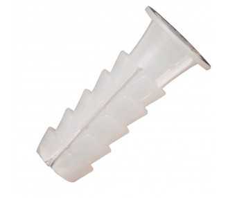 Taco Wolfpack Plástico Blanco    6 mm. (25 unidades)