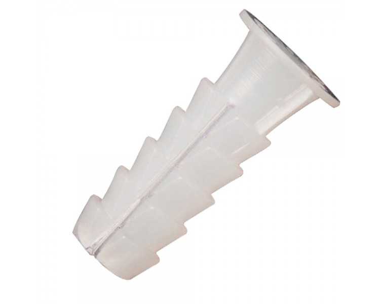 Taco Wolfpack Plástico Blanco 10x45 mm. (25 unidades)