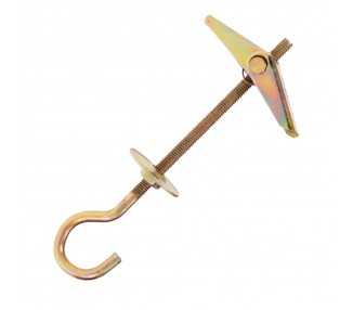 Taco Metal Vuelco Auto Gancho14-M4x95 mm. (Caja de 50 piezas)