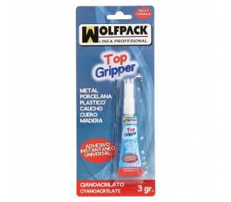Pegamento Ciano Acrilato Wolfpack  3 Gramos