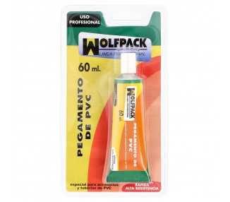 Pegamento PVC  Wolfpack    60 ml.