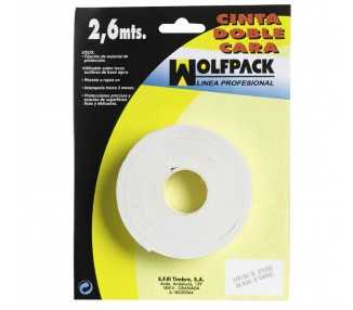 Cinta Doble Cara 2,6 m. x 18 mm.