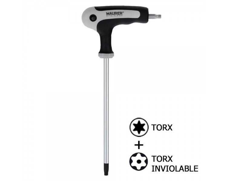 Llave Torx Maurer Con Mango "T" T07 Inviolable