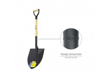 Pala Mango Madera Punta Mango Anilla 502/3