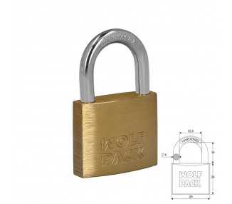 Candado Laton Arco Normal  25 mm.