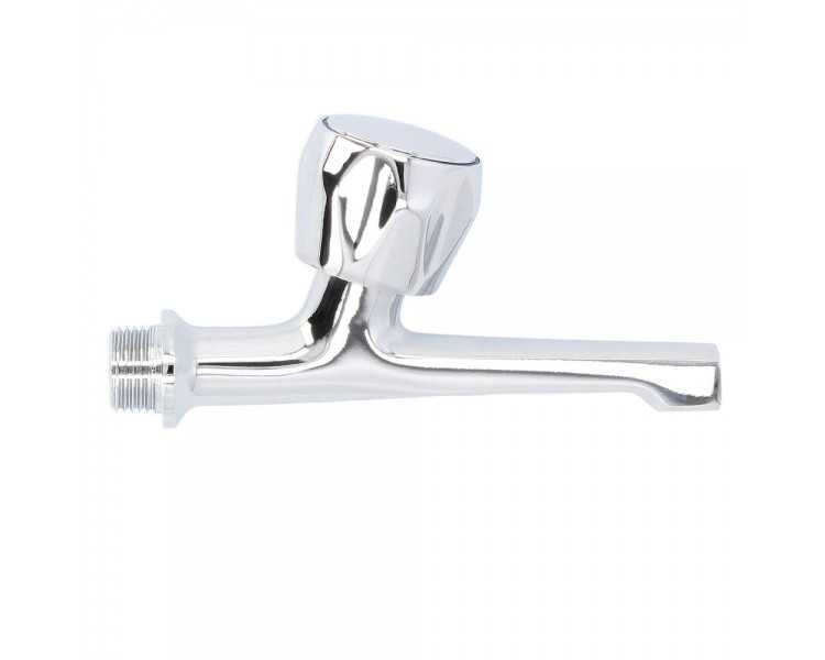 Grifo Fregadero 12 cm- 1/2" Cromo Volante Metal