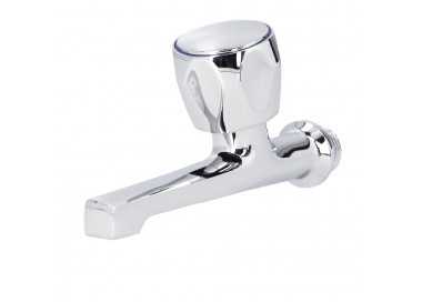 Grifo Fregadero 12 cm- 1/2" Cromo Volante Metal