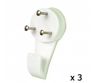 Cuelga Cuadros Gancho Grande (Blister 3 unidades) Clavar