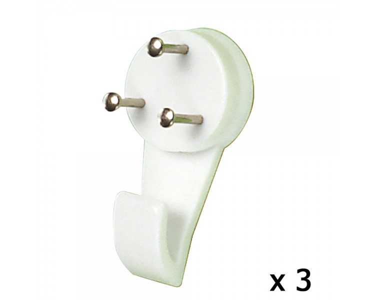 Cuelga Cuadros Gancho Grande (Blister 3 unidades) Clavar