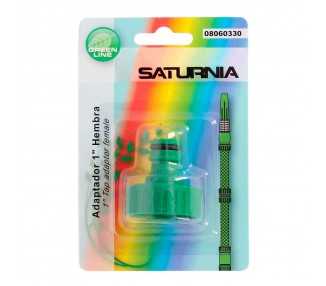 Adaptador Manguera Plastico 1" hembra  Blister