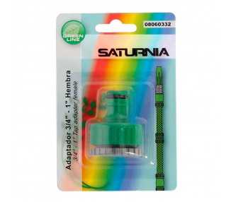 Adaptador Manguera Plástico 3/4 - 1" Hembra   Blister