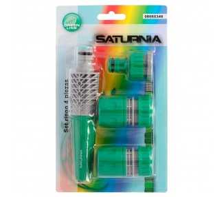 Set Riego Plastico4 Piezas Saturnia